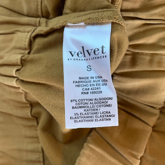 Velvet by Graham & Spencer Tan Pants Size Small - Made in USA - Picture 8 of 10